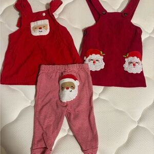 Carter's Red and White Striped Baby Outfit - 6M